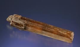 Phosgenite, Touissit Mine, Oujda, Morocco.  Phosgenite, Touissit Mine, Oujda, Morocco. Phosgenite is a rare secondary lead mineral reaching its pinnacle in Sardinia and Morocco. Specimen 8 cm long. Photo by G. Robinson. (DM 24080)